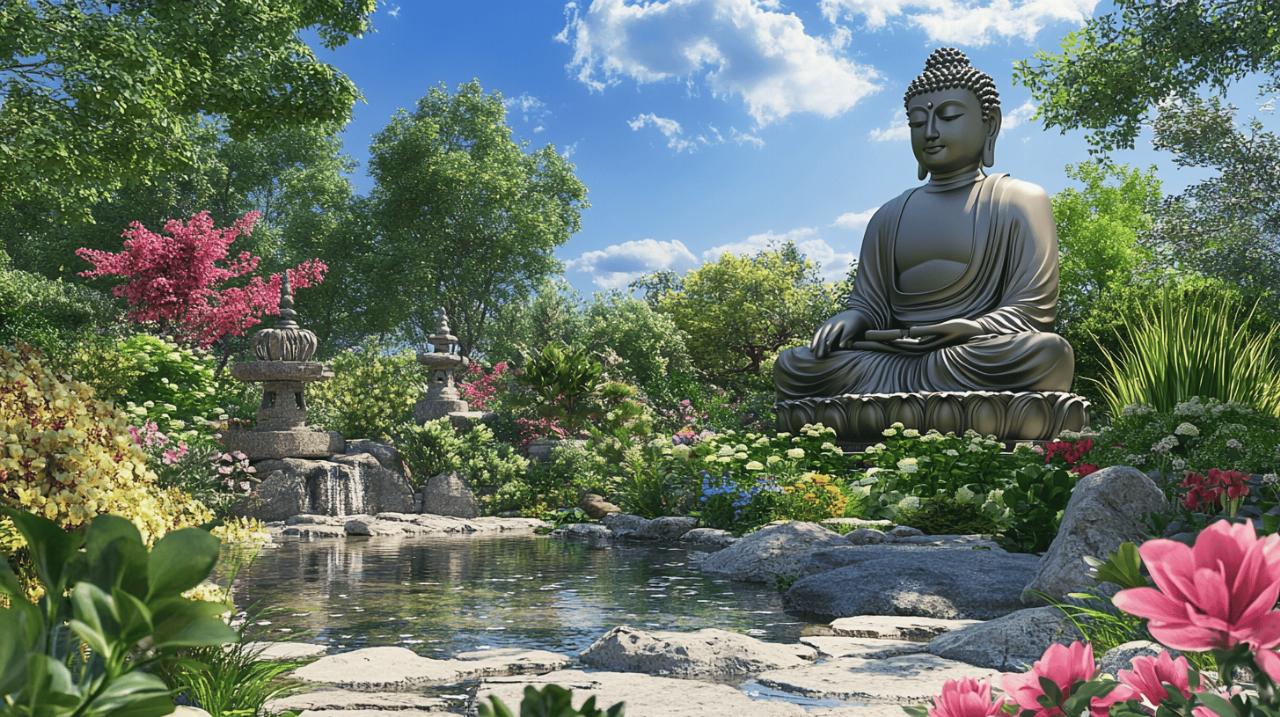 Ou placer le Bouddha dans le jardin ? L’art d’harmoniser pierres naturelles et spiritualite