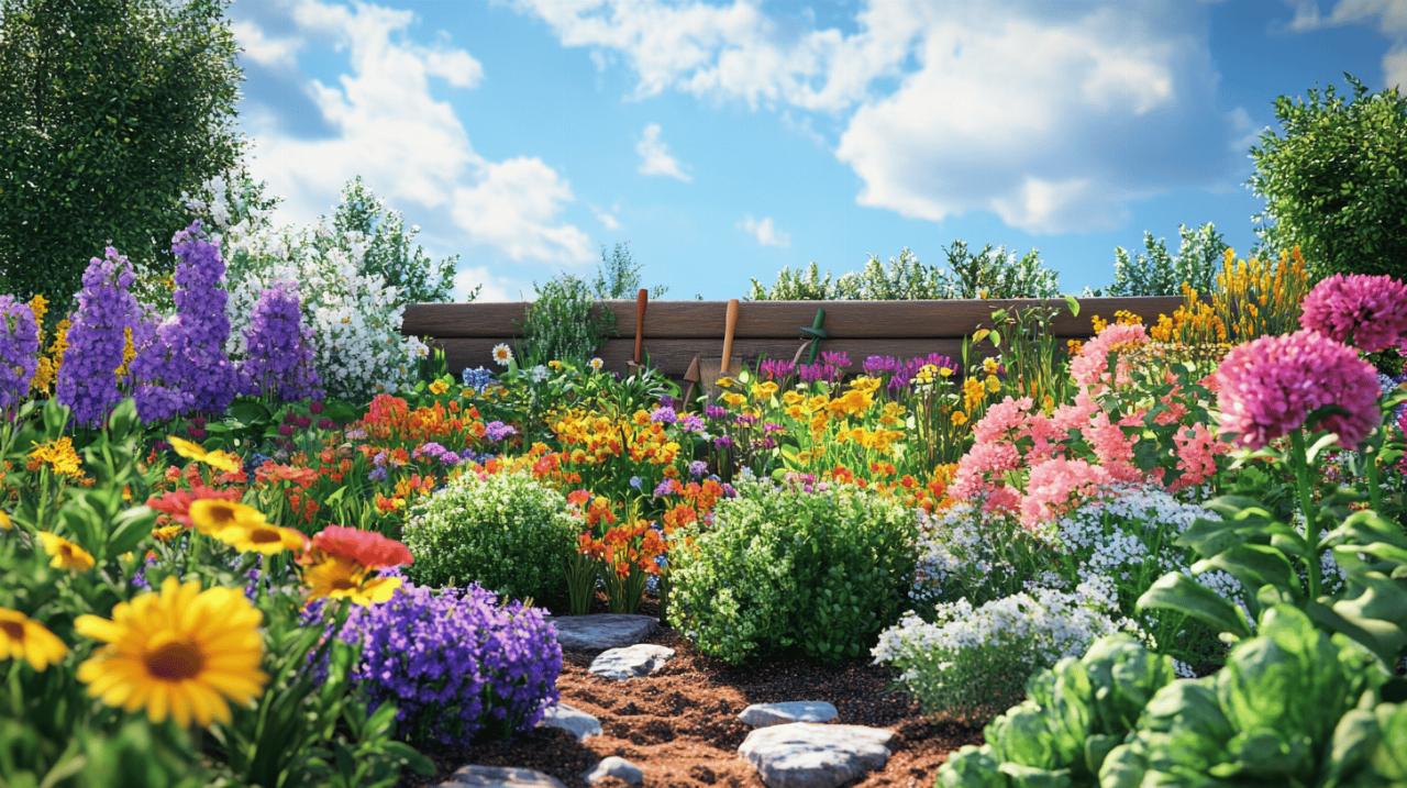 Les secrets d’un massif de plantes vivaces resistant aux parasites